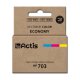 Original Blckpatron Actis KH-703CR Cyan/Magenta/Gul