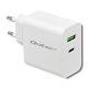 Vggladdare Qoltec 51718 Vit 45 W (1 antal)