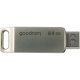 USB-minne GoodRam ODA3-0640S0R11 Silvrig 64 GB