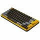 Tangentbord Logitech POP Franska Gul AZERTY