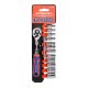 Sockelsats Workpro 1/4" 14 Delar