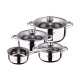 Kastrullset San Ignacio Cassel SG8172 Silvrig Rostfritt stl