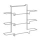 Drrhngare Metaltex Galileo Metall 36 x 9 x 30 cm Trippel Hlla