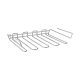 Glashllare Metaltex My-crystal 38 x 26 x 7 cm Metall upp till c