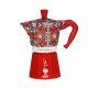 Italiensk Kaffepanna Bialetti MOKA EXPRESS D&G 6T Silvrig Alumin