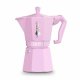 Italiensk Kaffepanna Bialetti MOKA EXCLUSIVE 6T Rosa Aluminium 6