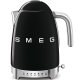 Vattenkokare Smeg 2400 W 1,7 L Svart Rostfritt st�l Plast