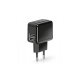 Vggladdare SBS TETRAV2USB31A Svart