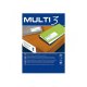 Sjlvhftande etiketter MULTI 3   Vit Upprtt 500 Blad 105 x 48