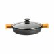 Kastrull BRA Braisogona_A270536 (36 cm) Svart Metall Aluminium S