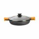Kastrull BRA EFFICIENT 0,8 L Aluminium Svart  16 cm 1 L