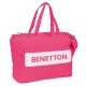 Laptopvska Benetton Raspberry Fuchsia (54 x 31 x 17 cm)
