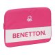 Laptopfodral Benetton Raspberry Fuchsia (34 x 25 x 2 cm)