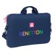 Laptopv�ska Benetton Damero Marinbl� 40 x 27 x 4 cm