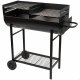 Kolgrill med hjul Aktive Plast Emaljerad metall 97 x 96 x 42 cm