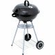 Kolgrill med hjul Aktive 46 cm Rund Svart Med lock