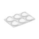 Drrstopp Inofix 16 x 7,9 mm 6 antal Skydd mot sttar Transparen