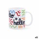 Koppar Quid Hello Serier Multicolour Keramik 330 ml (12 antal)