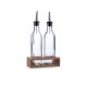Set med olja och vinger Quid Naturalia Transparent Glas 260 ml