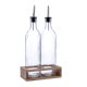 Set med olja och vinger Quid Naturalia Transparent Glas 550 ml
