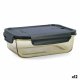 Hermetisk matlda Bidasoa Infinity Rektangulr 1,5 L Gul Glas (1