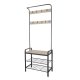 Hattstll Vinthera Moa Stl Svart 72 x 34 x 183 cm