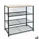 Bokhylla Vinthera Moa Metall Tr MDF 60 x 30 x 63,5 cm (3 antal)