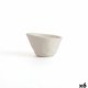 Snacksskl Bidasoa Cosmos Vit Keramik 12 cm (6 antal)