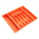 Besticks-sortering Versa Orange polypropen 38 x 6 x 48 cm