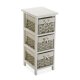 Flerfunktionsldor Versa Pompei 29 x 62 x 25 cm Vit