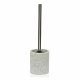 Toalettborste Versa Vit Harts (10 x 37 x 10 cm)