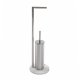 Toalettrullehllare Versa Metall Plast Multicolour 65 cm