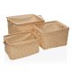 Set med stapelbara frvaringsldor Versa rect stars 25 x 22 x 35