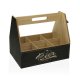 Flaskhllare Versa 6 flaskor 18 x 5 x 18 cm Metall Tr MDF