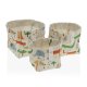 Multifunktionell korg Versa Textil 10 x 10 x 10 cm 14 x 14 x 14
