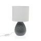 Bordslampa Versa Gr Vit Keramik 40 W 15,5 x 27,5 cm