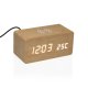 Vckarklocka Versa Tr MDF Minimalistisk 7 x 7 x 15 cm