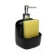 Tvldispenser Versa Svart Keramik 9,4 x 17,8 x 10,5 cm