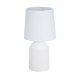 Bordslampa Versa Avalon Bomull Keramik 40 W 16,5 x 31,5 cm