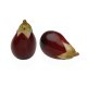 Saltkar och pepparkar Versa Keramik Dolomite Aubergine 8,5 X 5,3