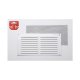 Galler Fepre Myggnt Lackad Aluminium Vit (30 x 15 cm)