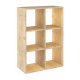 Bokhylla Astigarraga Dinamic 6 Brun Naturell Furu 70,8 x 33 x 10