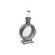 Lykta DKD Home Decor Antikbehandlad Silvrig Metall Glas Vintage