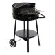 Kolgrill med hjul DKD Home Decor Svart Metall Plast 59 x 49,5 x