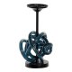 Ljusstakar DKD Home Decor Bl Metall Glas 13 x 13 x 25 cm