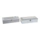 Dekorationslda DKD Home Decor Metall Tr MDF (24 x 8 x 6 cm) (2