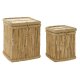 Korgset DKD Home Decor Naturell Bambu Snre (2 Delar)