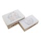 Uppsttning med Dekorativa Ldor DKD Home Decor Tr MDF (17 x 12
