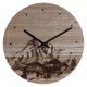 Vggklocka DKD Home Decor 8424001759712 Svart Tr Tr MDF Berg 3