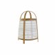 Bordslampa DKD Home Decor Vit Naturell Bambu 40 W 220 V 32 x 32